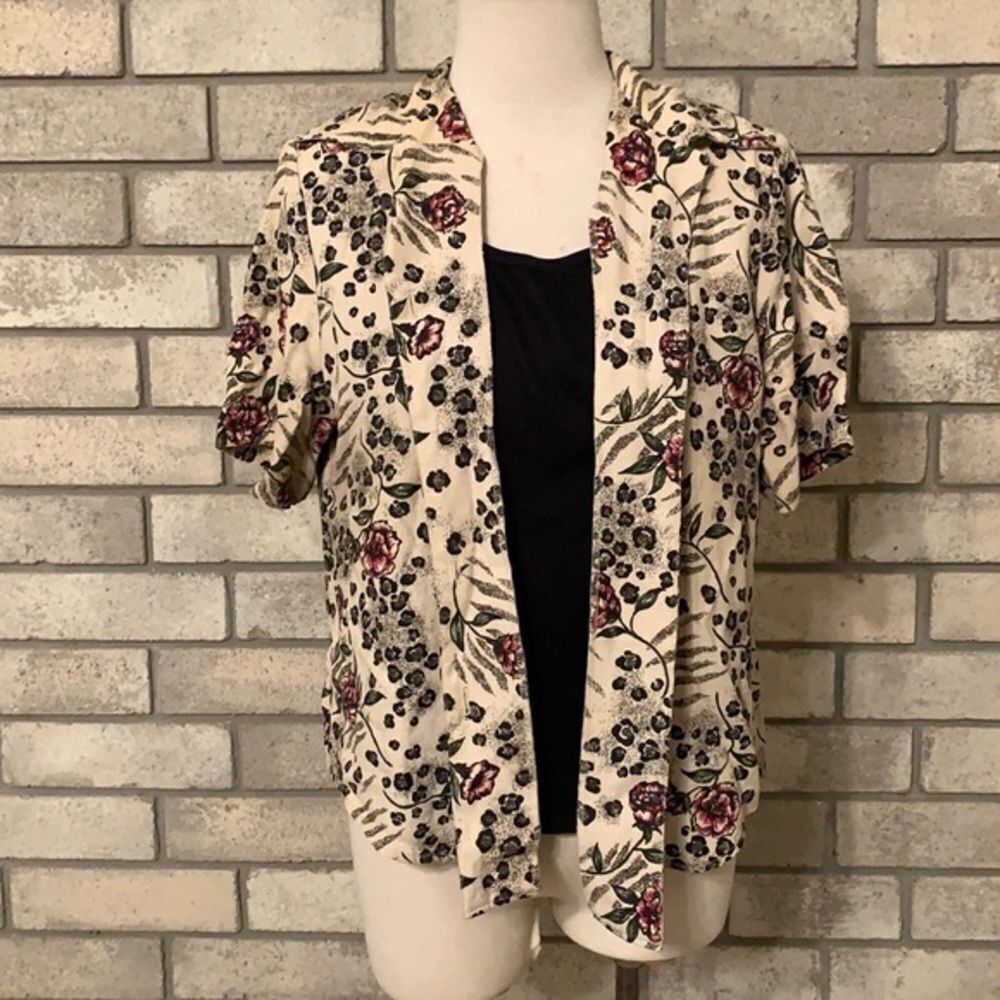 3for$20 vintage floral blouse petite medium